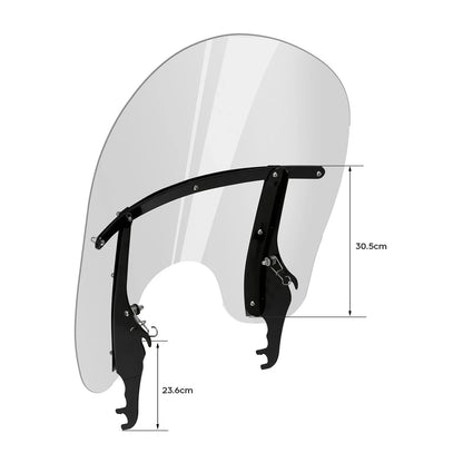 Clear Windshield for Harley Fatboy Slim 2000-2017