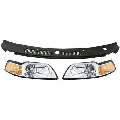 Wiper Grilles for Ford Mustang (1999-2000)