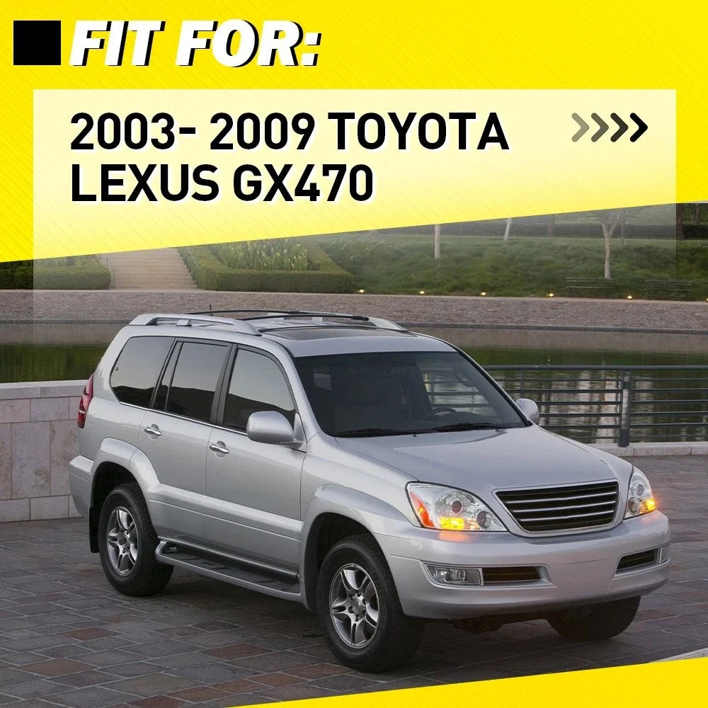 Gray Grip Assist Inside Rear Door Handle for Toyota Lexus GX470 (2003–2009)