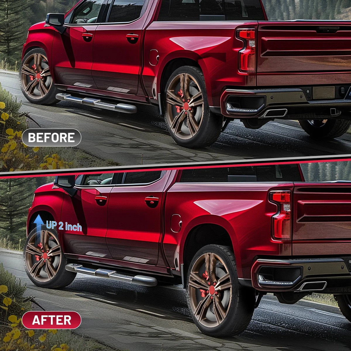 2" Front Lift for Ram 1500 4.7L V8 (1994–2018) Leveling Kit