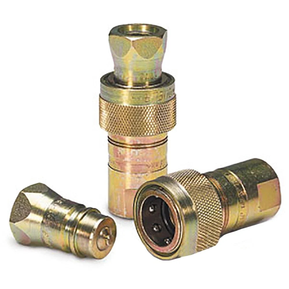 Complete Hydraulic Coupling 1/4" Female & 1/4" NPTF Male Tip