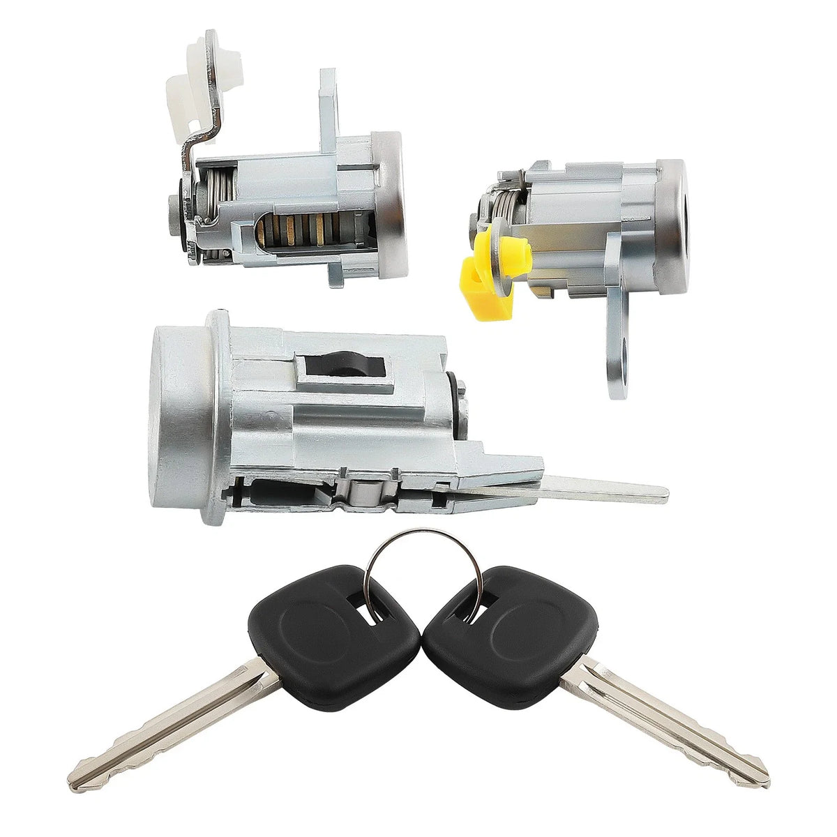 Set of 2 Door Lock Ignition Lock Cylinders for Toyota Tacoma (1995–2004)