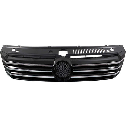 Grille for Volkswagen Passat (2012–2015) Painted Black Shell and Insert