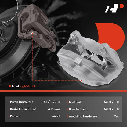 Front Brake Calipers Set for Q50 Q60 FX50 Infiniti 2014-2025