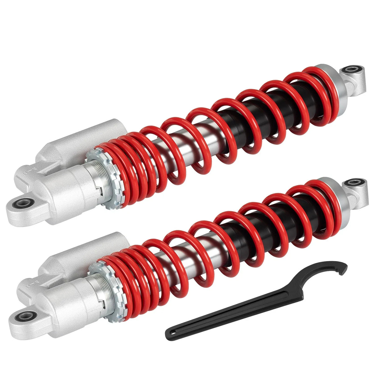 2pcs Front Shocks & Adjustable Tool for Suzuki Quadsport Z400 (2003–2014)