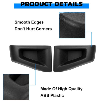 Front Bumper End Cap Set, Textured for Hummer H2 (2003-2009) Left & Right