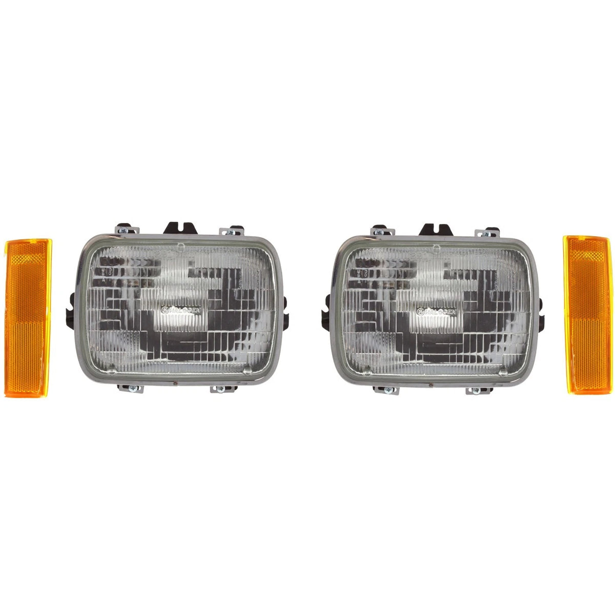 Halogen Headlight Kit for Chevrolet S10, GMC S15, Jimmy (1982–1993) LH & RH