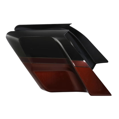 Side Cover Stretched for Touring (2014-2023) in Auburn Sunglo Black Hole