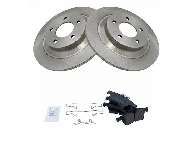 Rear Brake Pad and Rotor Kit for Mazda 5 (2007–2015) XM578JN