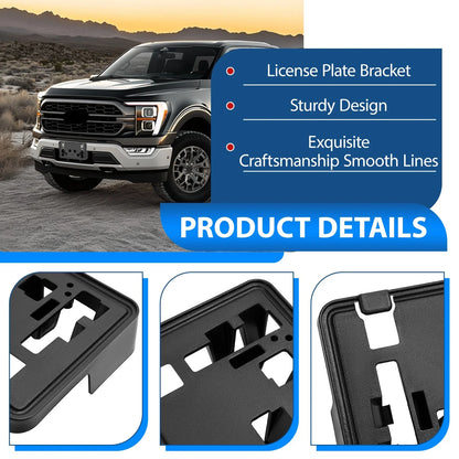 Front License Plate Holder Bracket for Ford F-150 (2021 to 2023)