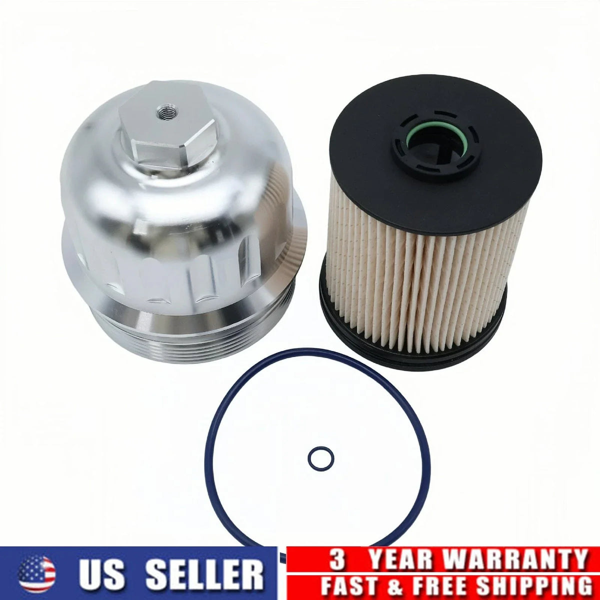 Fuel Filter Housing Cap TP1015 for Chevy Silverado 2500HD 3500HD (2017-2020)