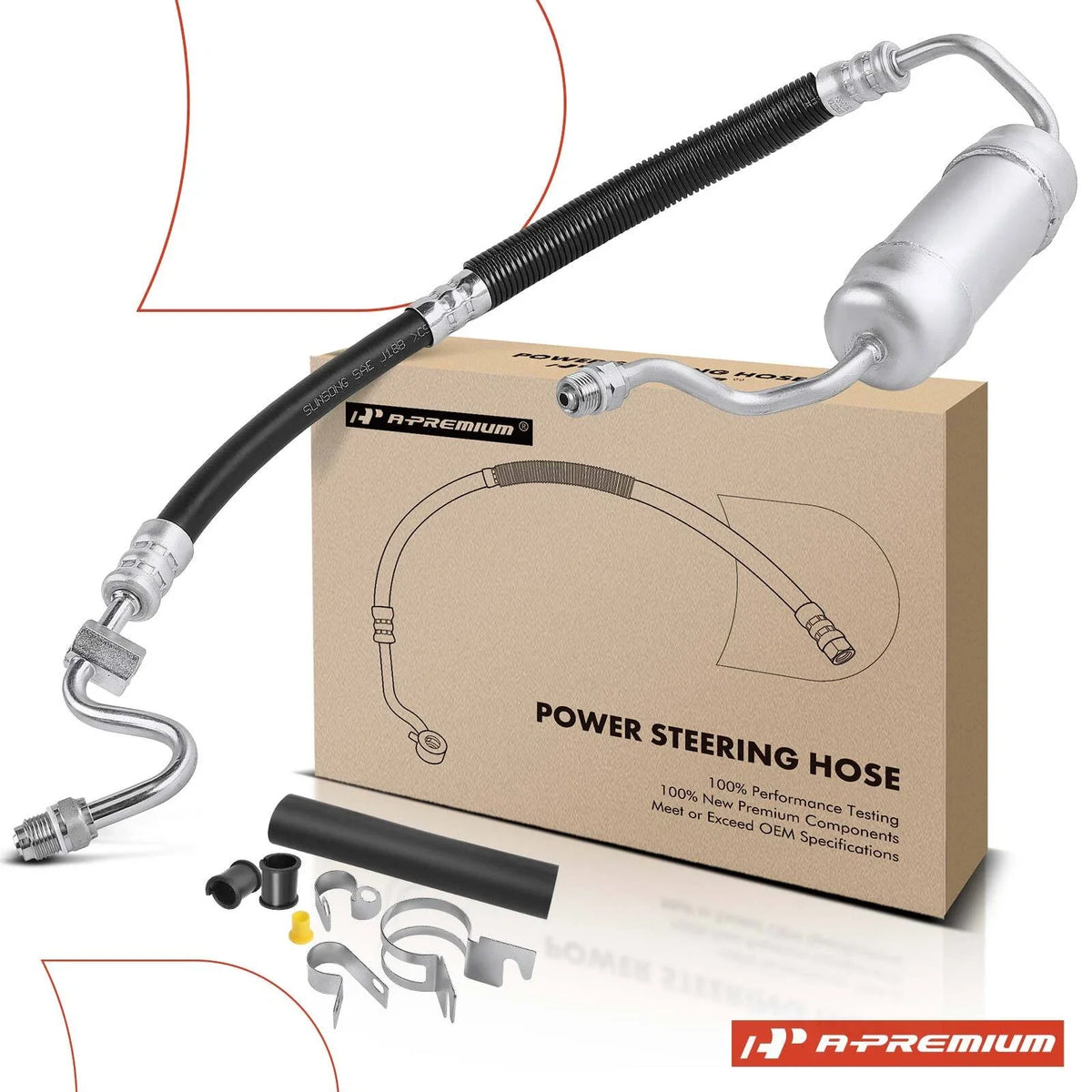 Power Steering Pressure Line Hose for Ford Taurus Sable (1999–2001)