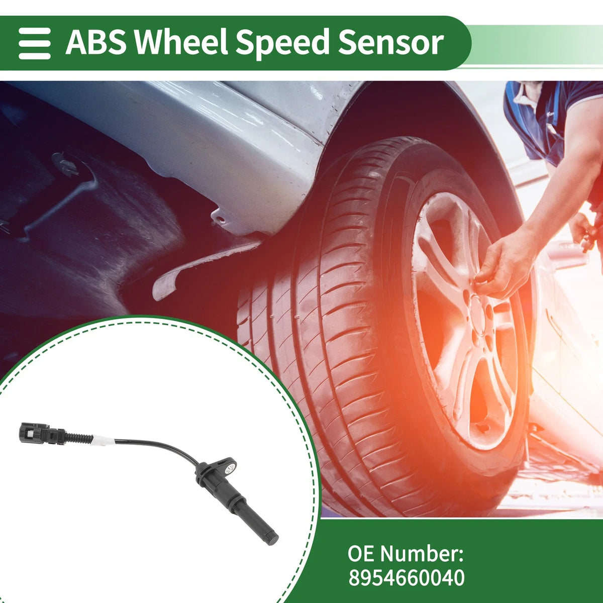 ABS Wheel Speed Sensor No. 8954660040 for Toyota Land Cruiser (2007)
