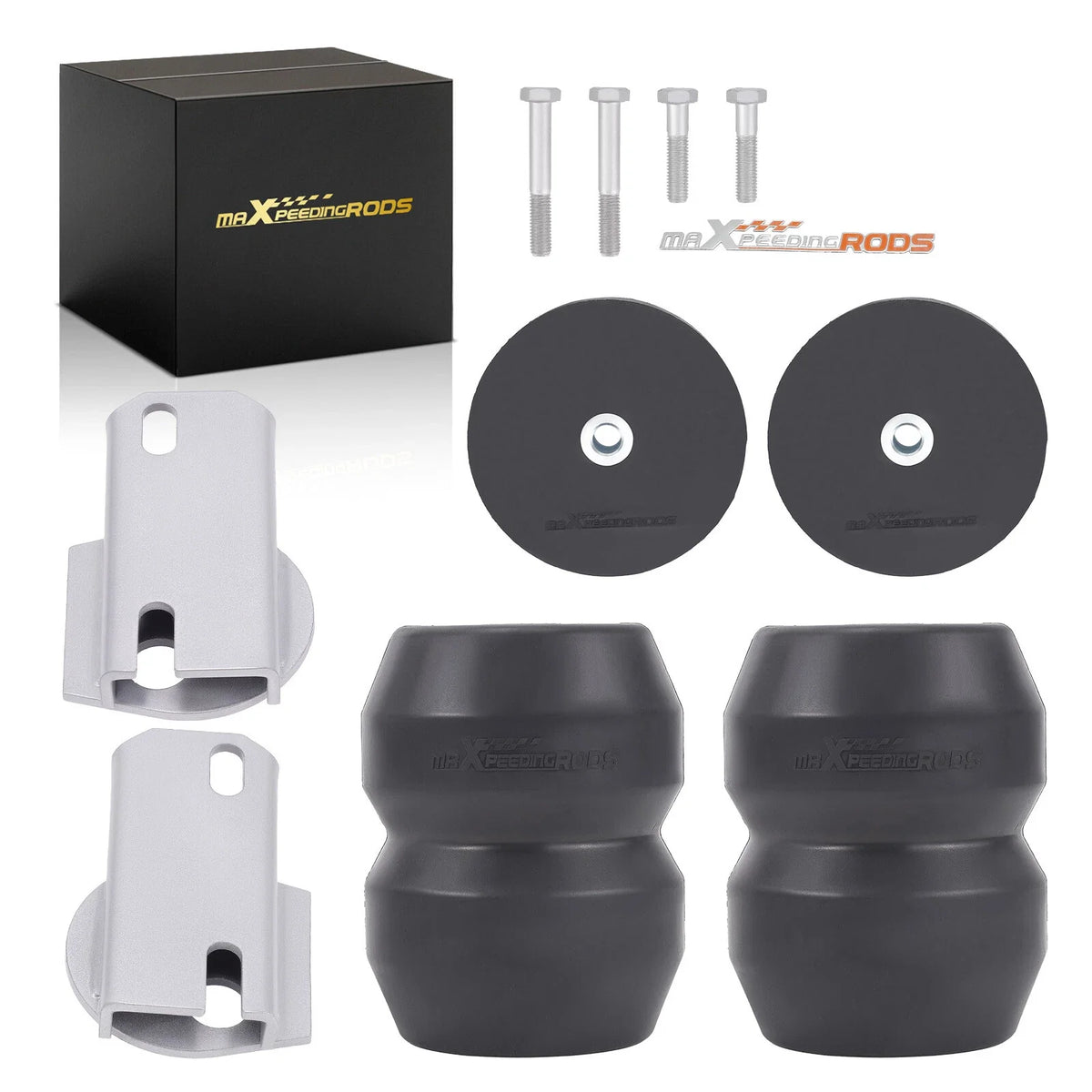 Rear Suspension Rubber Helper Spring Kit for Dodge Ram 1500 2500 (2003–2013)