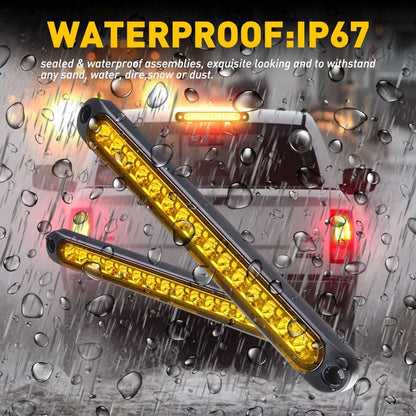 Flowing LED Turn Signal Brake Lights for Truck - 2 Pack