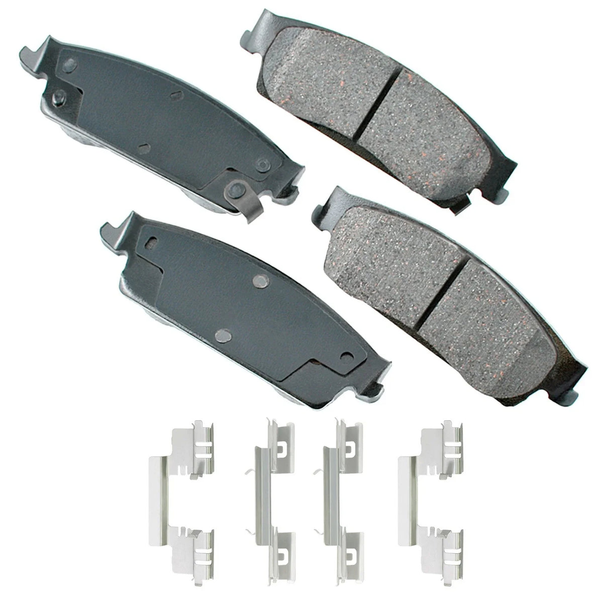 Performance Ceramic Pad Rear Brake Kit with 345mm Disc for Cadillac