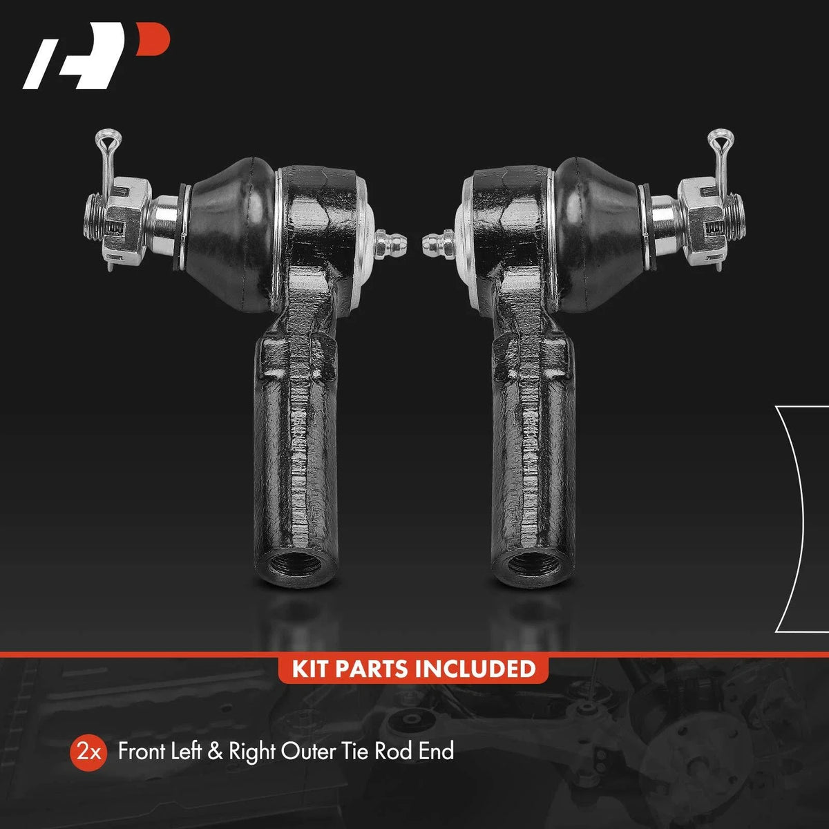 2X Front Outer Tie Rod Ends for Honda Ridgeline & Odyssey 2006-2014