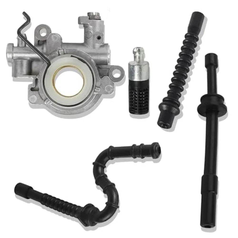 Replacement Oil Pump Worm Gear Spring Fuel Line Filter Kit for 029 MS310