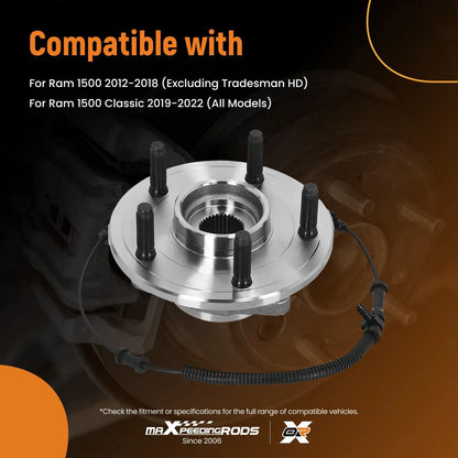 Front Wheel Hub Bearing Assembly for Ram 1500 (2012–2018) 515151