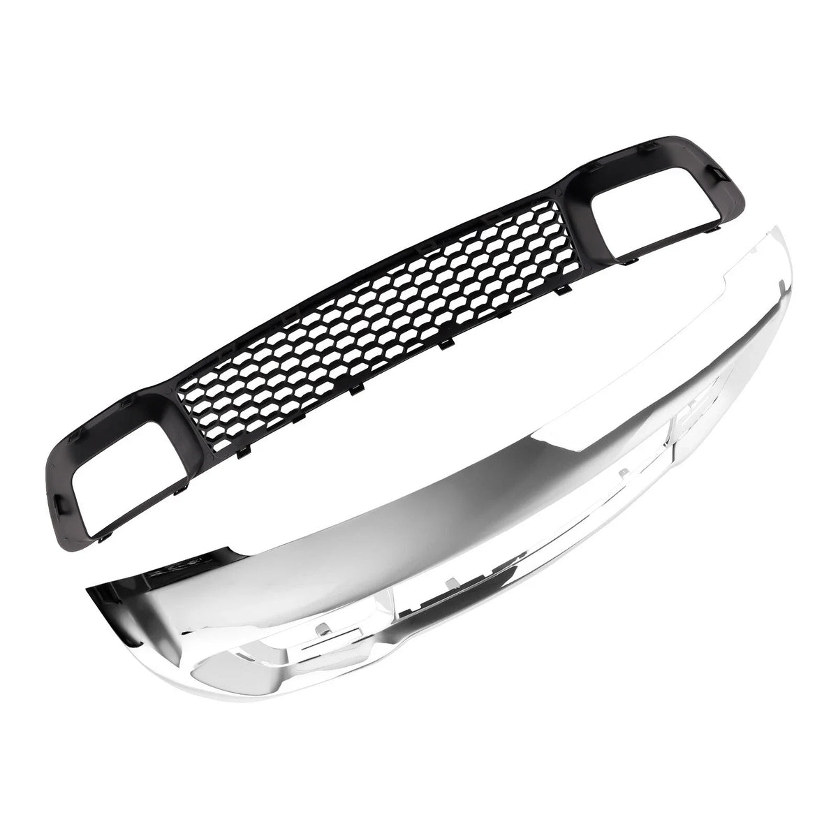 2X Front Lower Grille & Bumper Bezel Kit for Jeep Grand Cherokee (2014–2016)