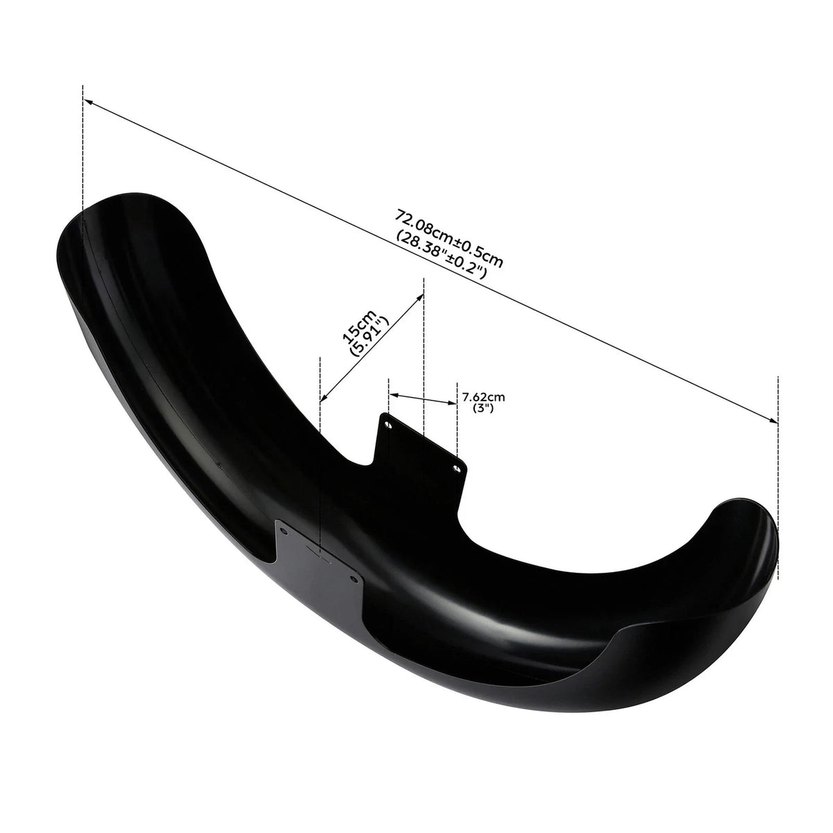 21" Painted Front Fender for Harley Touring Electra Road Glide King (2014–2023)