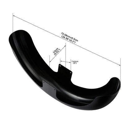 21" Painted Front Fender for Harley Touring Electra Road Glide King (2014–2023)