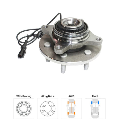 Wheel Hubs for Ford Expedition (2003–2006) 6 Lug with Bearing 4WD