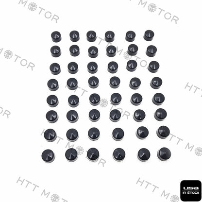 48X Black Cap Cover Kit for Harley Sportster (1984–2003)