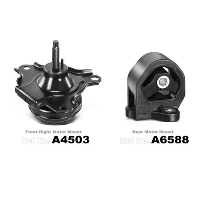 Engine Motor Pair for 1.3L Honda Civic Hybrid (2003–2005)
