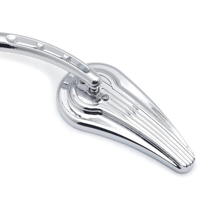 Chrome Raindrop Side Mirrors for Harley (Iron 883 / 1200) 2009–2023