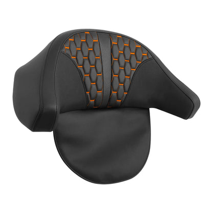 Chopped Trunk Backrest Pad for Electra Glide Harley (1997-2013)