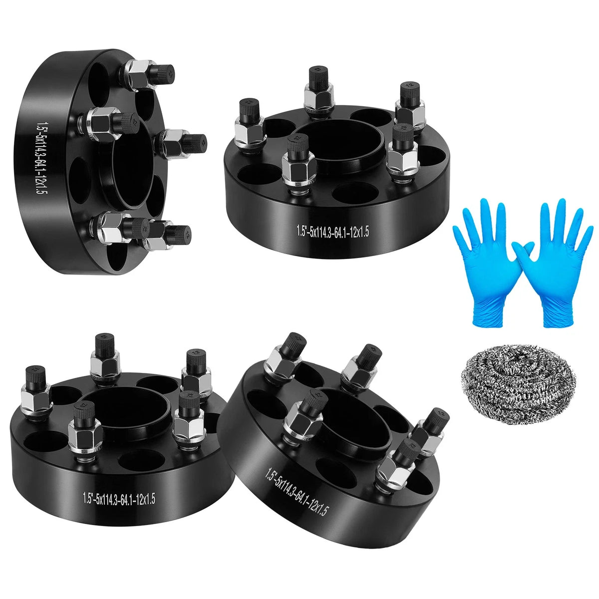 Set of 4 Hub Centric Wheel Spacers for Honda CR-Z (2011–2016)