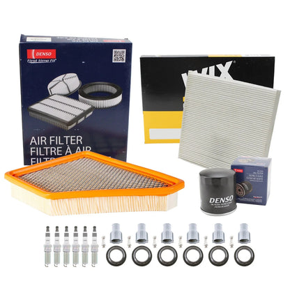 6 Spark Plugs & Boots Tune Up Kit for 2005-2010 Equinox Terrain