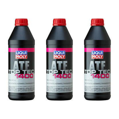 3L Set of Liqui Moly Top Tec ATF 1400 Automatic Transmission Fluid