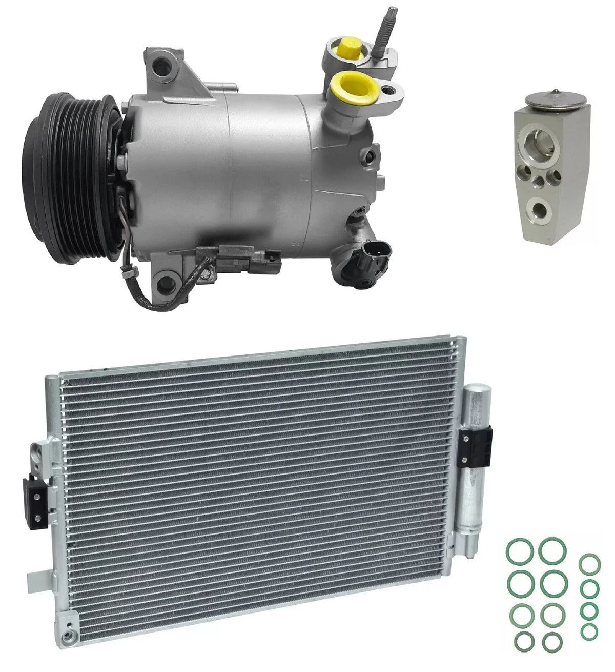 AC Compressor Kit with Condenser for Ford Focus 1.0L (2018–2018)