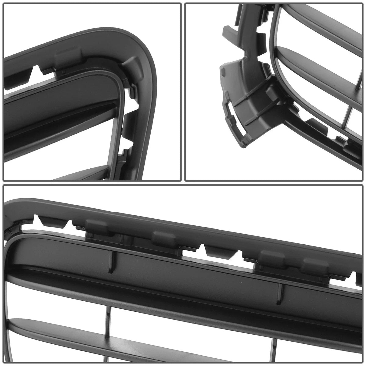Front Bumper Insert for BMW X3 (2015–2016) - Passenger Right, Smooth Black