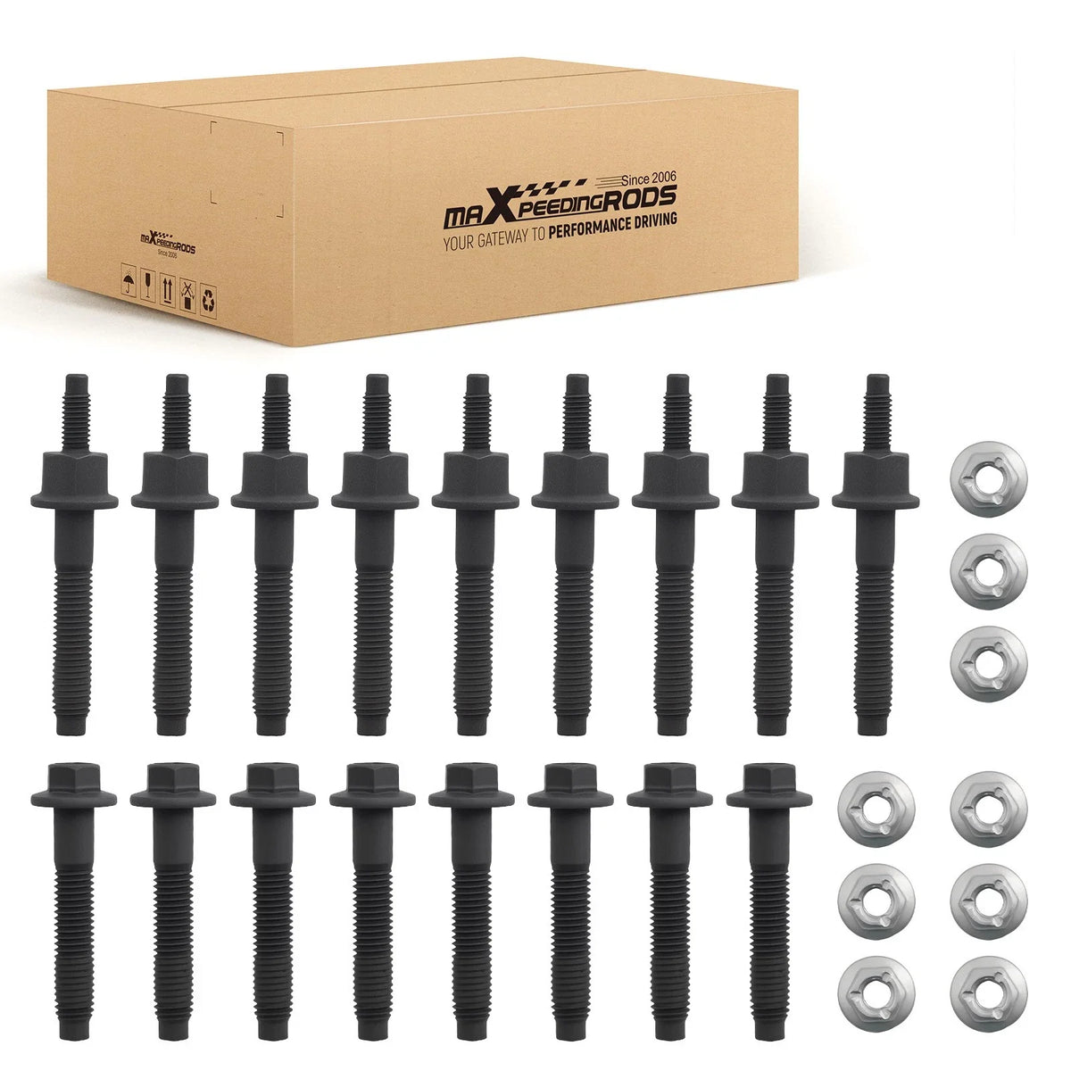 Exhaust Manifold Hardware Set for Dodge Ram 1500 2500 3500 5.7L V8 (2003-2010)