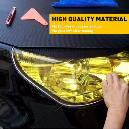 12"x72" Tint Vinyl Film for Headlights, Taillights, Fog Lights - Universal