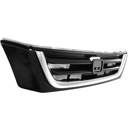 Grille for Honda CR-V (1997–1998) Painted Black Shell and Insert