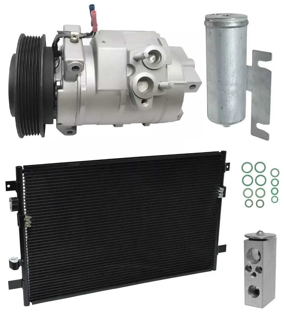 AC Compressor Kit with Condenser for Chrysler Pacifica 3.5L (2005–2005)