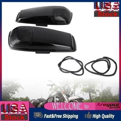 Hard Saddlebag 5x7" Speaker Lids for Touring Road Street Glide (2014–2020)