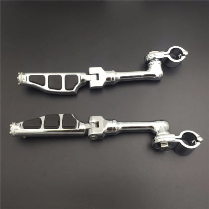 Flat End Foot Peg 1.5" Chrome for Honda Shadow GoldWing VTX1300 Valkyrie