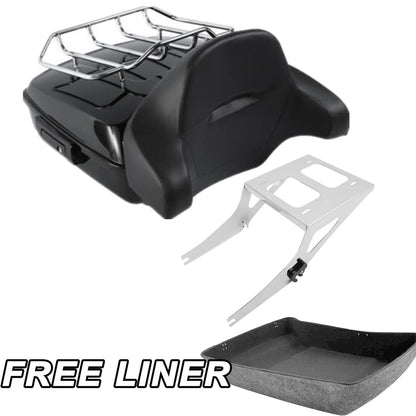 Chopped Trunk Backrest Pad for Harley Fat Boy (2008-2017)