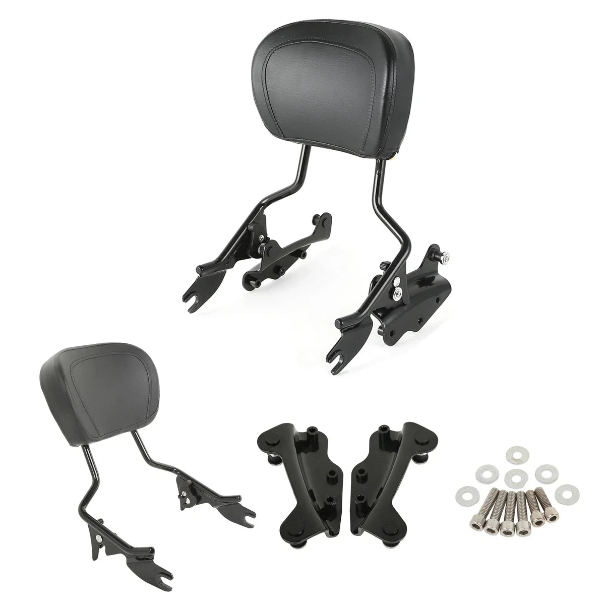 Sissy Bar Backrest for Harley Touring 2009-2013 with 4 Point Docking