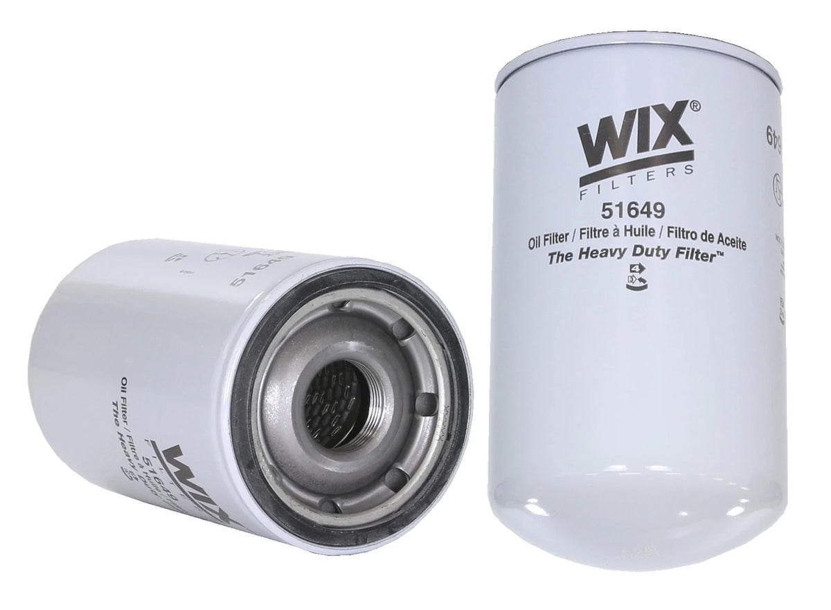 WIX Full Flow Engine Oil Filter 51649 for Various Makes Models