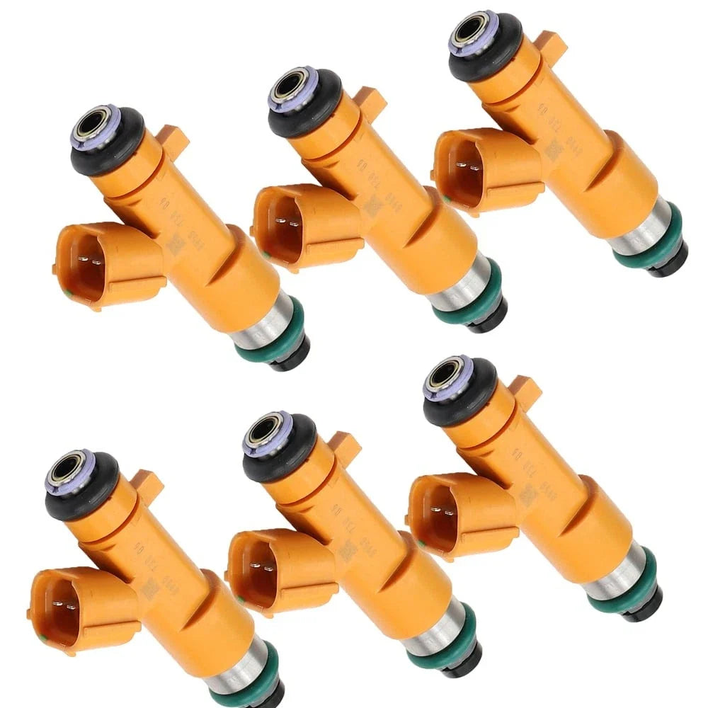 Set of 6 Fuel Injectors for Nissan G37 3.7L 2008-2017