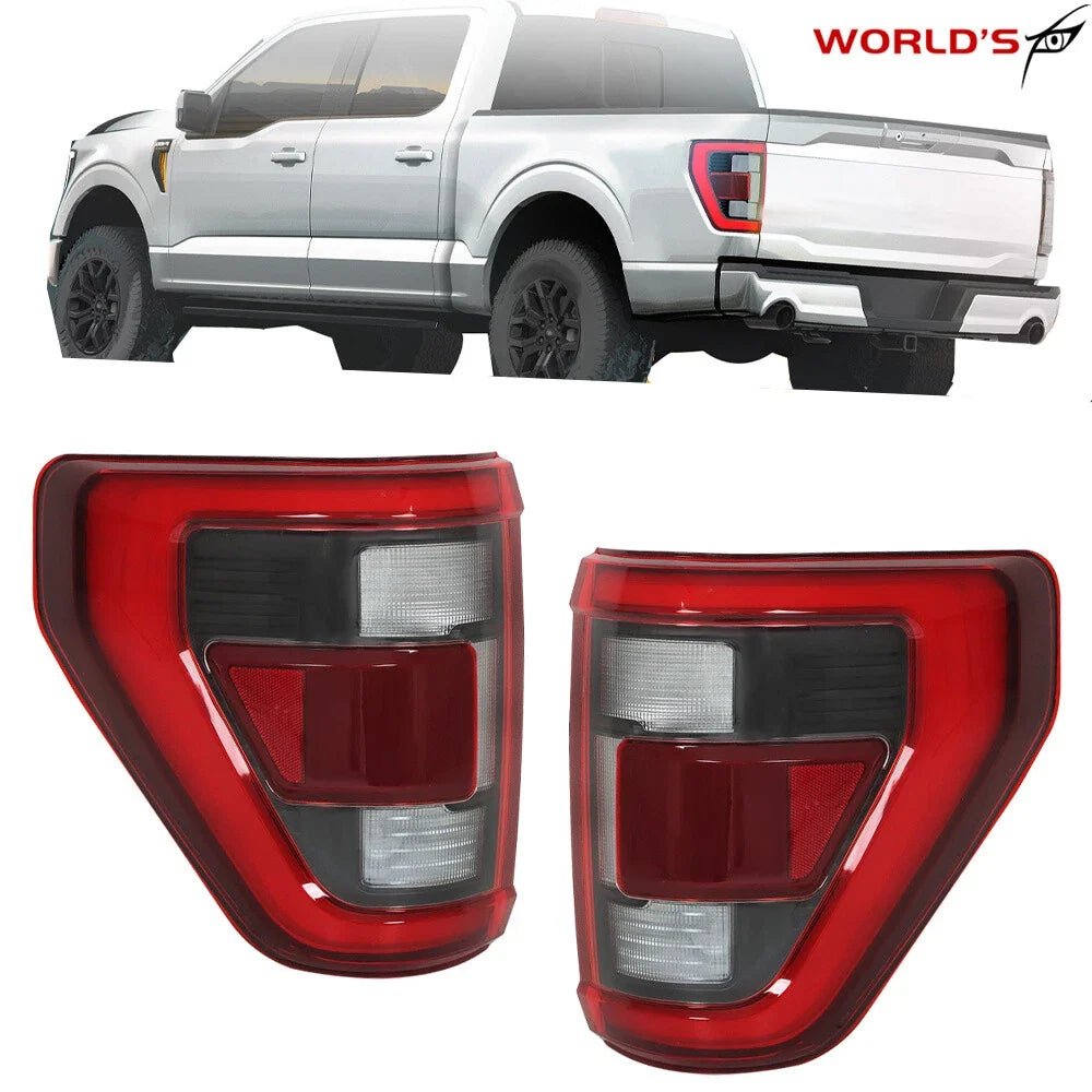 Tail Light Assembly for Ford F-150 (2021–2023) w/ Blind Spot LED Left+Right