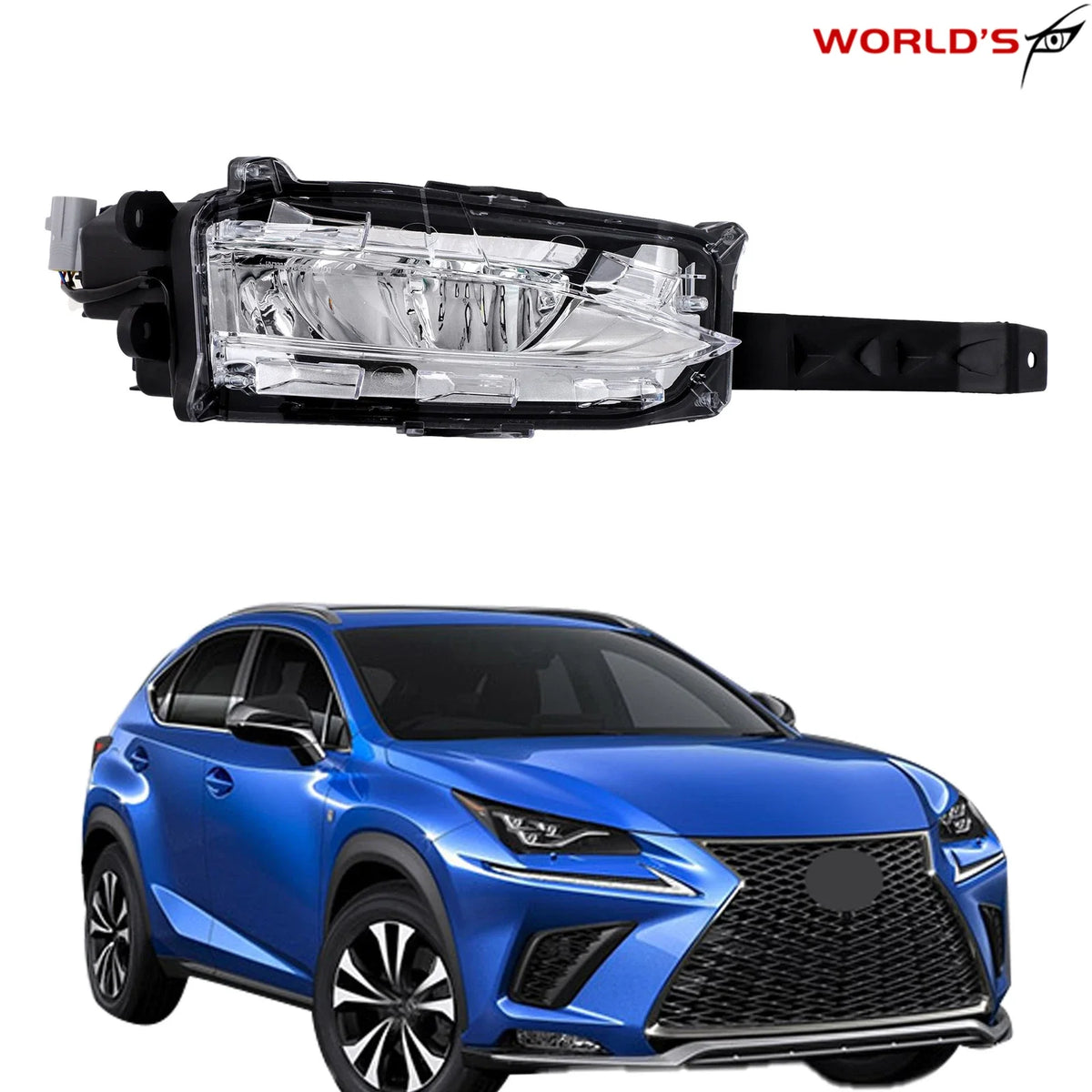 Front Bumper for Lexus NX200T (2015–2017) with LED Fog Lamp