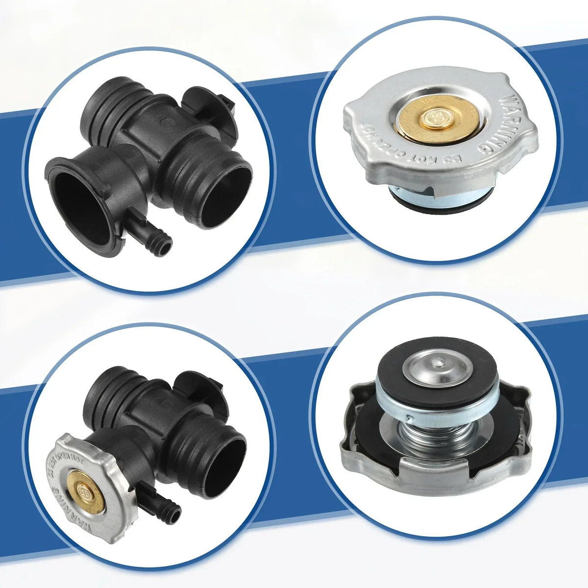 Radiator Cap and Coolant Filler Neck Set for Dodge Durango