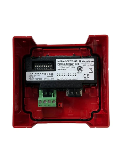 Manual Call Point MCP for Salwico Fire Alarm Systems 5200031-02B